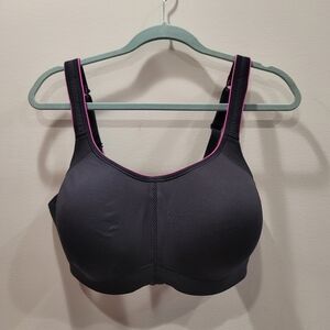 Dominique Black 6100 Zoe Pro Max Sport Bra - Sz 36G